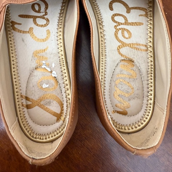 Sam Edelman Everie comfy tan light brown leather loafers size 8.5 - Picture 14 of 16